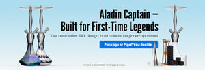 Aladin Captain Shisha pipes