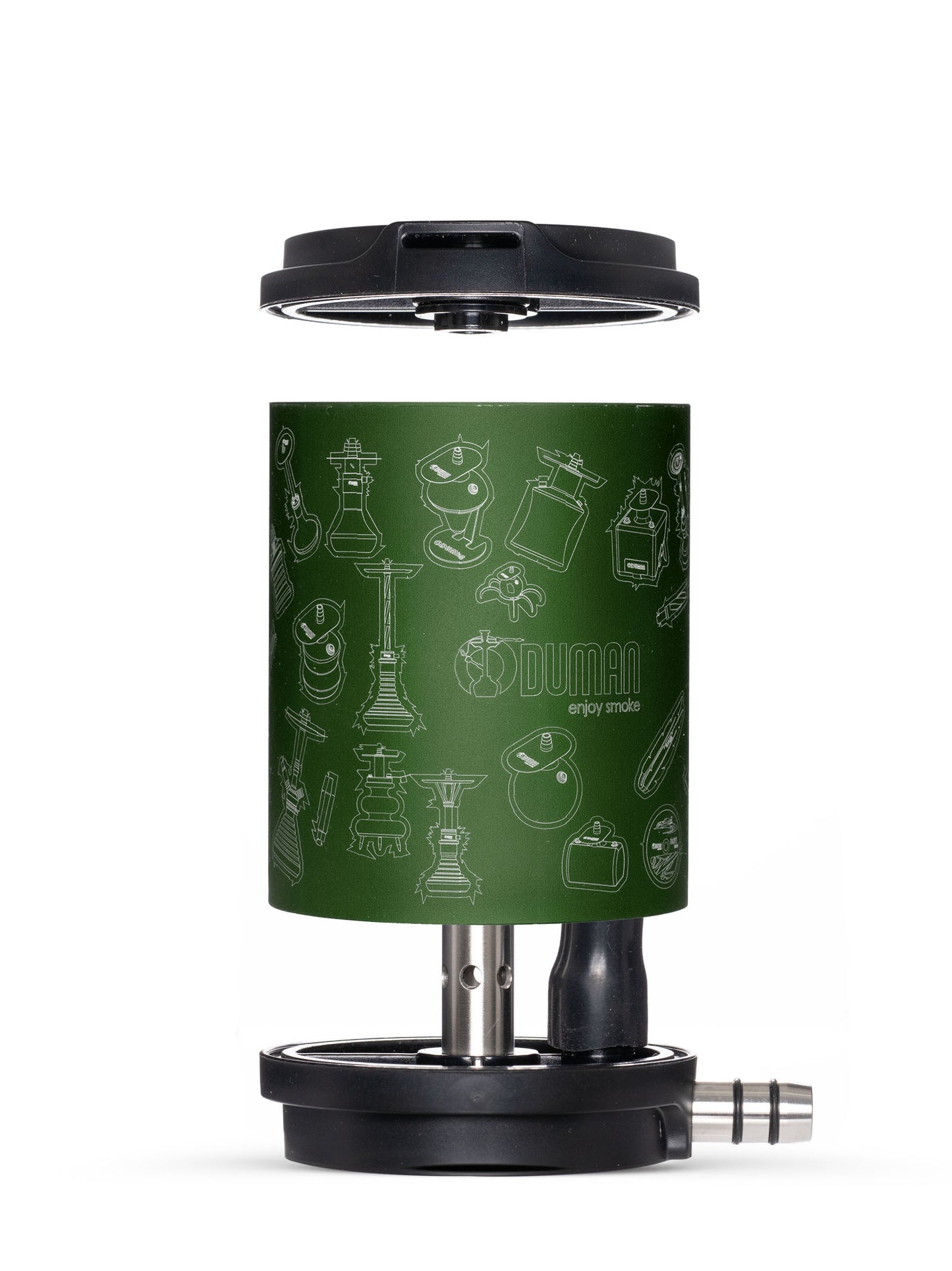 Oduman Atomic Shisha Pipe - Green - The Shisha Shop