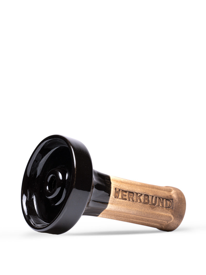 Werkbund Zeus Phunnel Shisha Bowl - Noir Black - The Shisha Shop