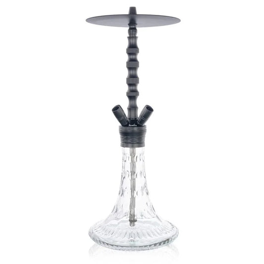 Aladin Alux M6 Shisha Pipe 58cm - Black - The Shisha Shop