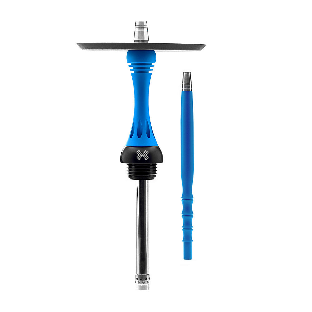 Alpha Hookah Model X Matt Blue Shisha Pipe