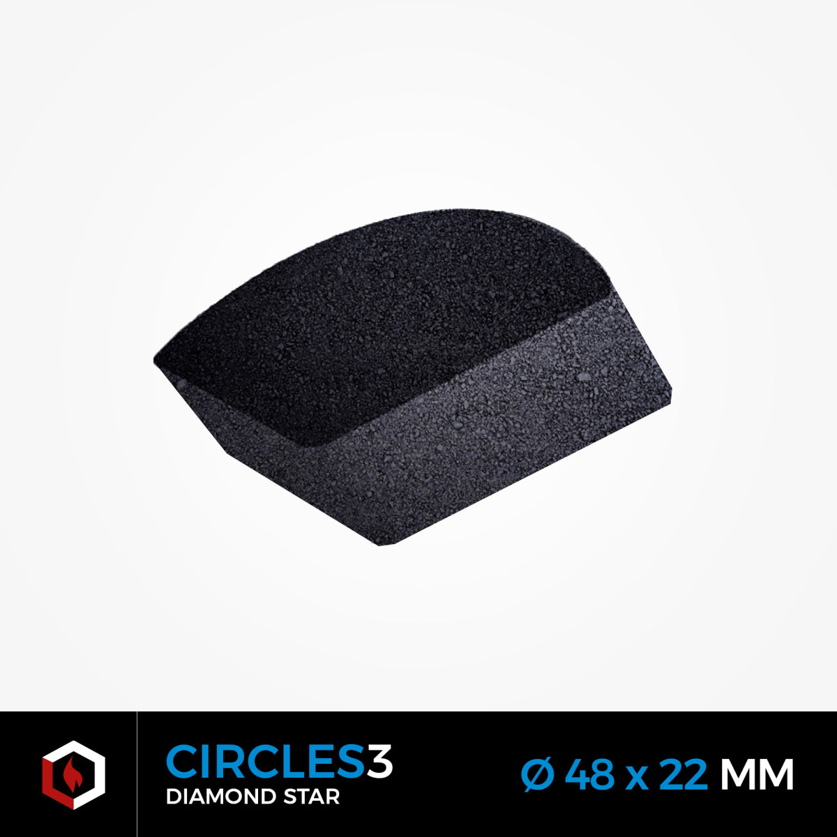 Black Coco Coconut Charcoal Circles3 1kg - The Shisha Shop