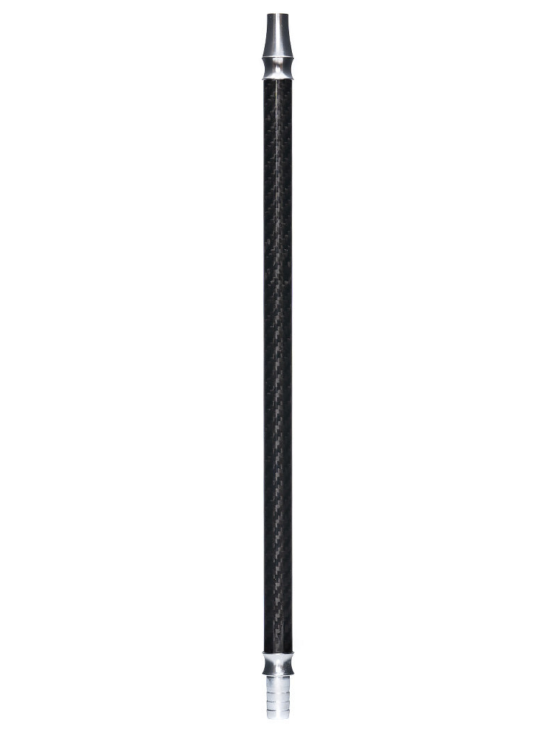 Black Carbon Mouthpiece with End Connector - The Shisha Shop