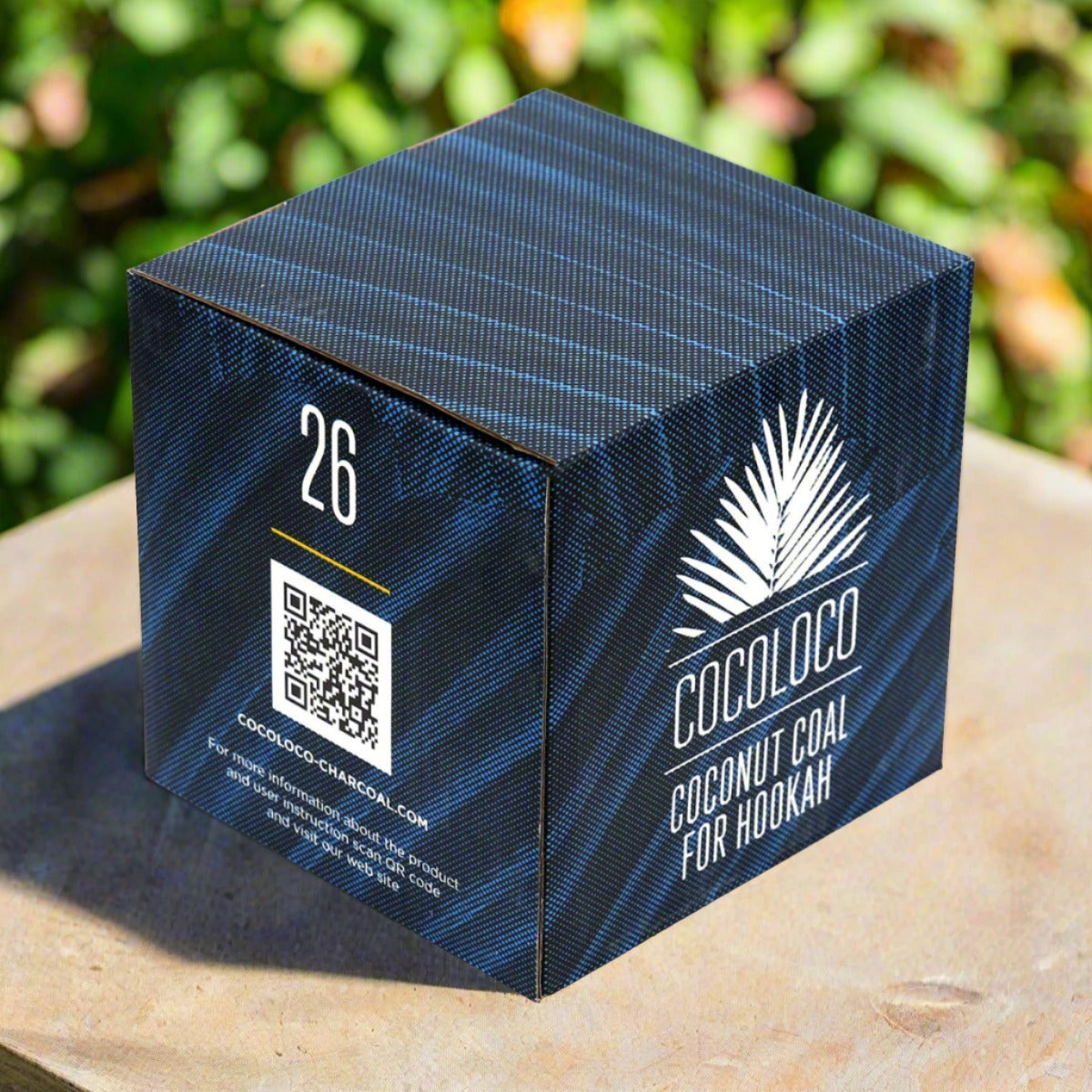Cocoloco Hookah Charcoal 26mm 1Kg 64 pieces - The Shisha Shop