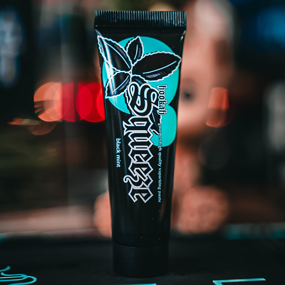 Hookah Squeeze 25g Nicotine Free - Black Mint - The Shisha Shop