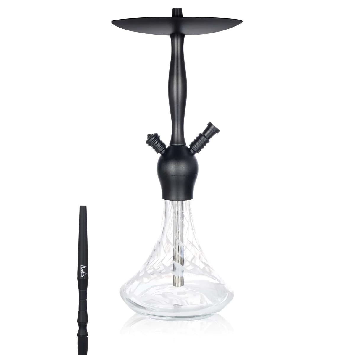 Alux Captain Complete Shisha Pipe Package - Black - The Shisha Shop