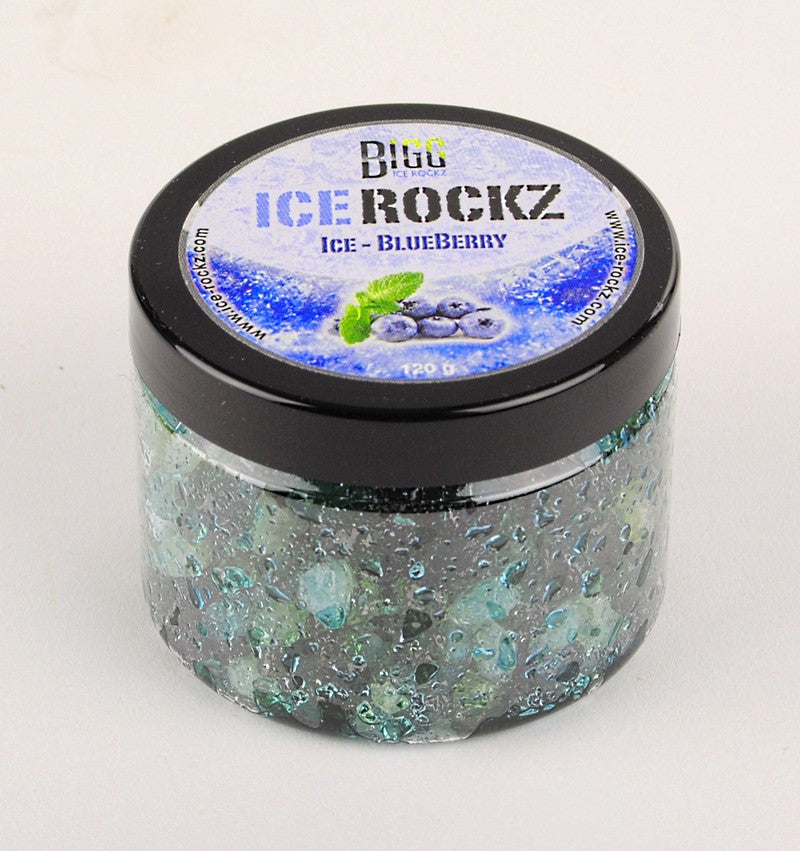 Blueberry Shisha Flavour BIGG Ice Rockz Tobacco Free 120g - The Shisha Shop