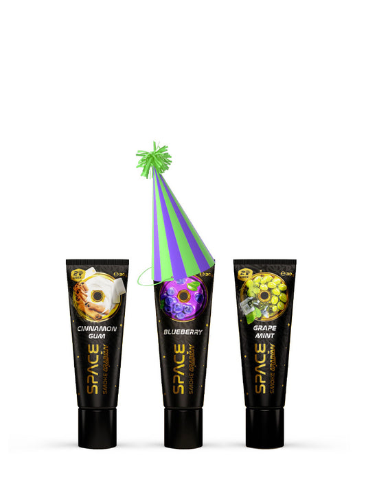 Space Smoke Arabian Party Pack 1 - 3 x 30g - The Shisha Shop