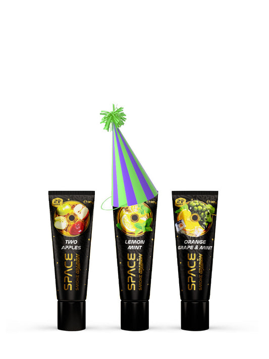 Space Smoke Arabian Party Pack 2 - 3x 30g - The Shisha Shop