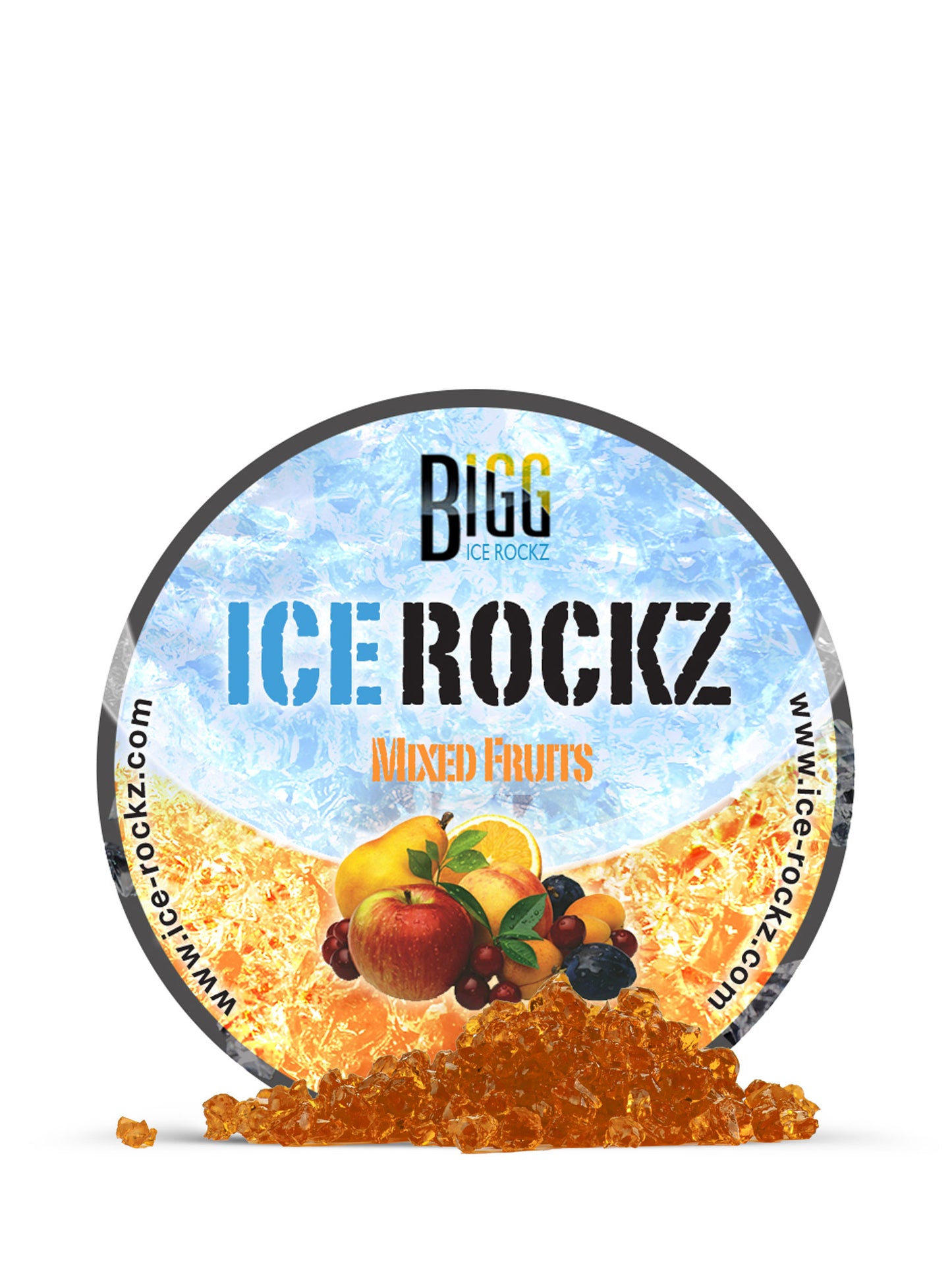 Mixed Fruits Shisha Flavour BIGG Ice Rockz Tobacco Free 120g - The Shisha Shop