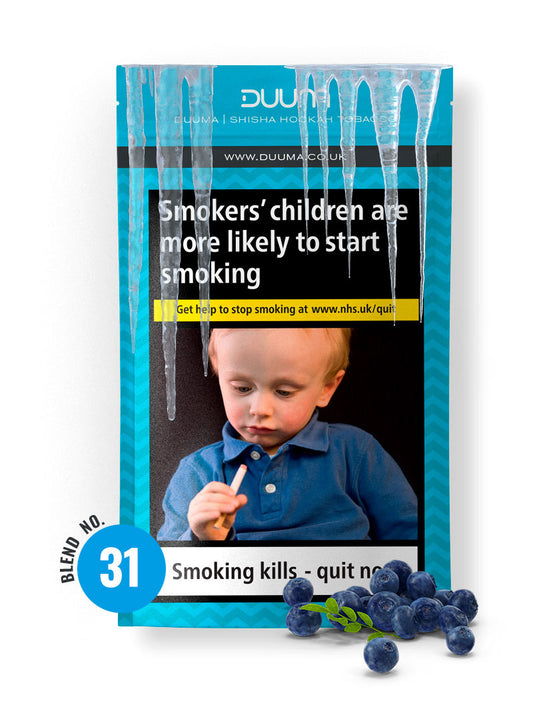 Duuma Premium No.31 | Frozen Blueberry Shisha Flavour - The Shisha Shop