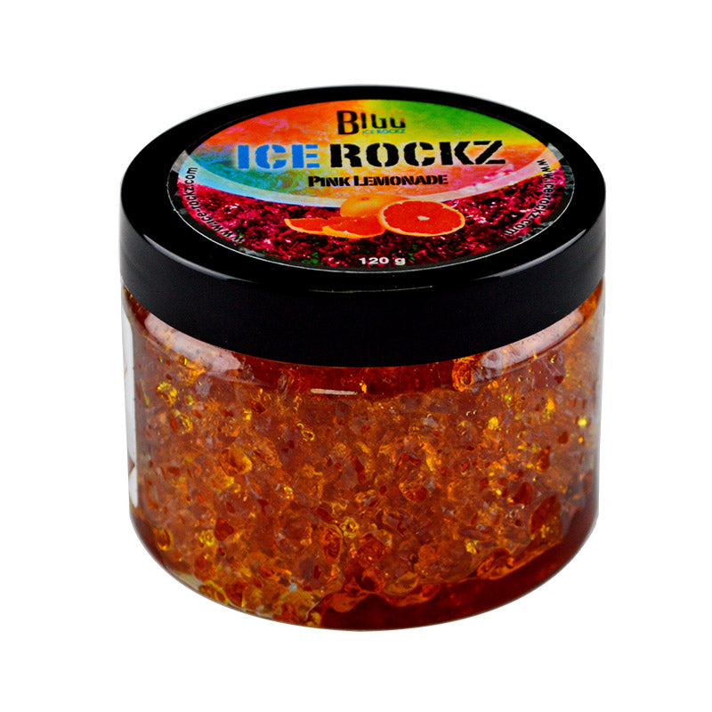 Pink Lemonade Flavour BIGG Ice Rockz Tobacco Free 120g - The Shisha Shop