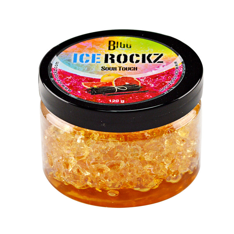Sour Touch Flavour BIGG Ice Rockz Tobacco Free 120g - The Shisha Shop