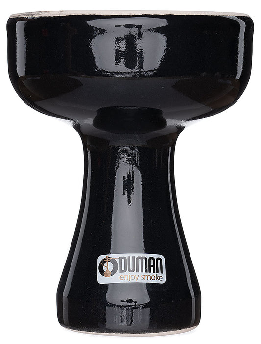 Oduman Ceramic Funnel Bowl - Black - The Shisha Shop