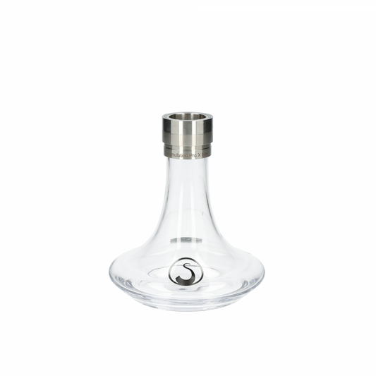 Steamulation Pro X Mini Replacement Jar - Clear - NO COLLAR - The Shisha Shop