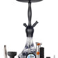 Alux Captain Complete Shisha Pipe Package - Black