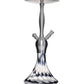 Alux Captain Light Gunmetal Aladin Shisha Pipe 50cm
