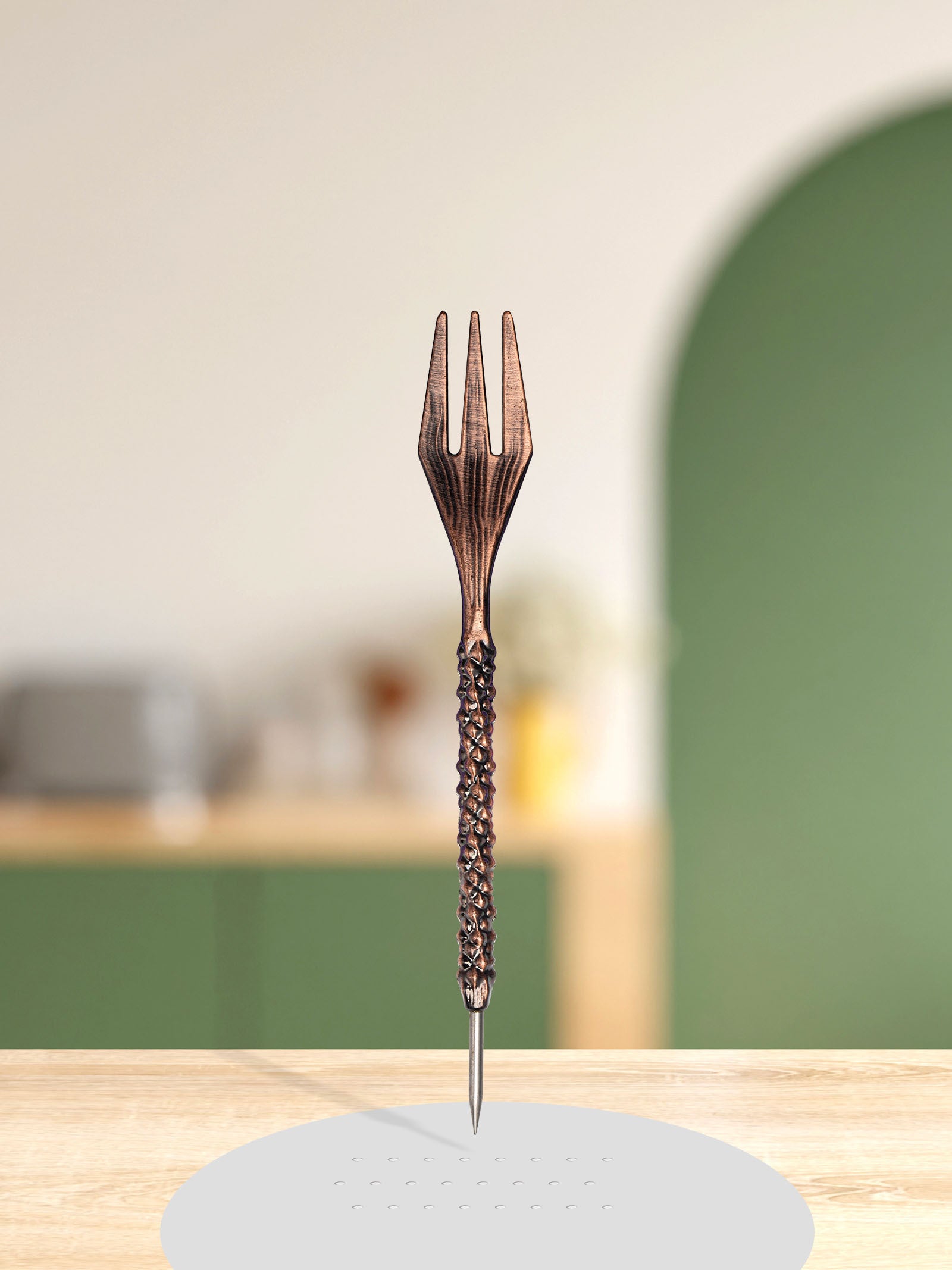Bronze Premium Russian Shisha Fork & Foil Poker 2 in 1 - The Shisha Shop