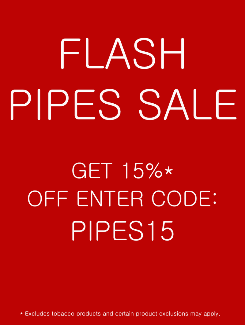 Flash Pipe Sale! Get 15% Off!