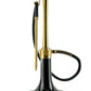 Oduman Cosmo Shisha Pipe 60cm - Black Glass Gold Body