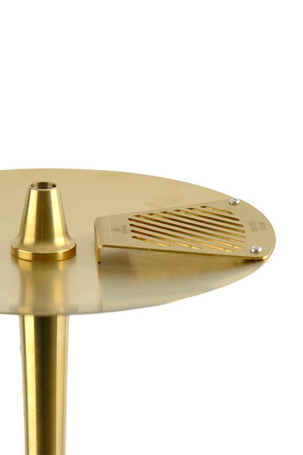 Oduman Cosmo Shisha Pipe 60cm - Black Glass Gold Body
