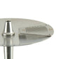 Oduman Cosmo Shisha Pipe 60cm - White Glass Silver Body