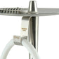 Oduman Cosmo Shisha Pipe 60cm - White Glass Silver Body