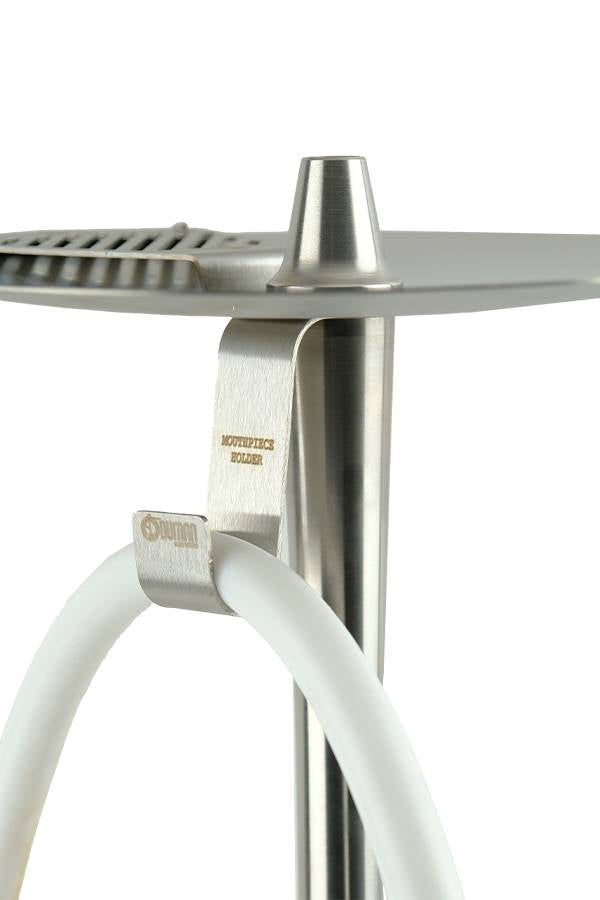 Oduman Cosmo Shisha Pipe 60cm - White Glass Silver Body