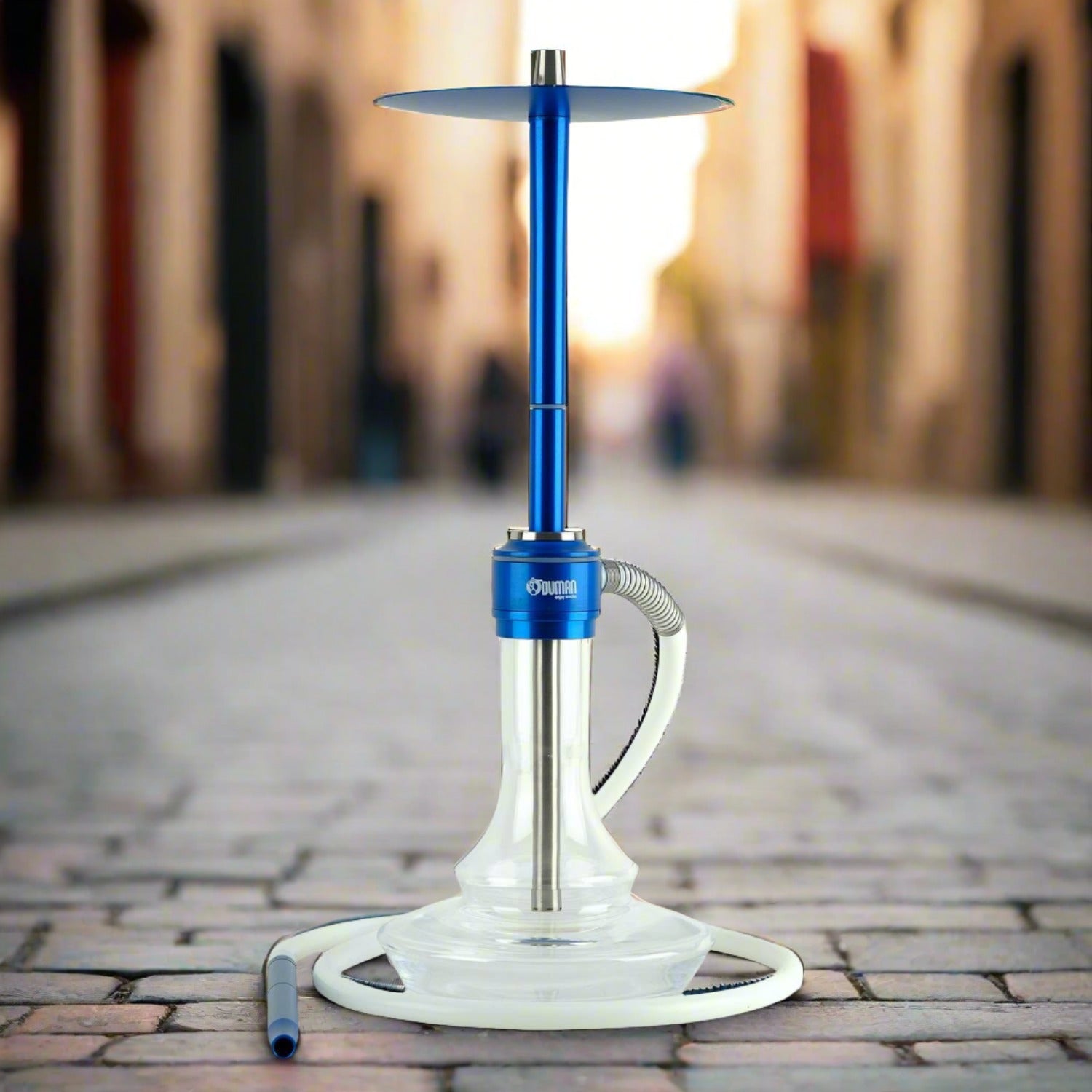 Oduman Nova Shisha Pipe 55cm - Blue Body - The Shisha Shop