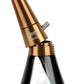 Oduman Orion Shisha Pipe 60cm - Bronze Body with Black Glass Base