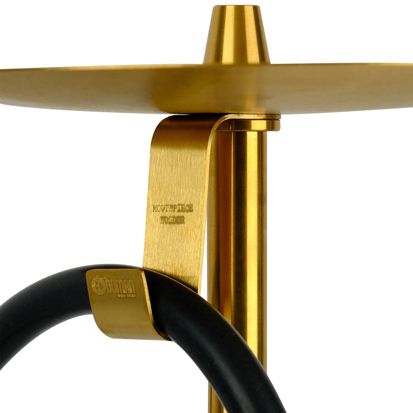 Oduman Orion Shisha Pipe 60cm - Gold Body with Black Glass Base