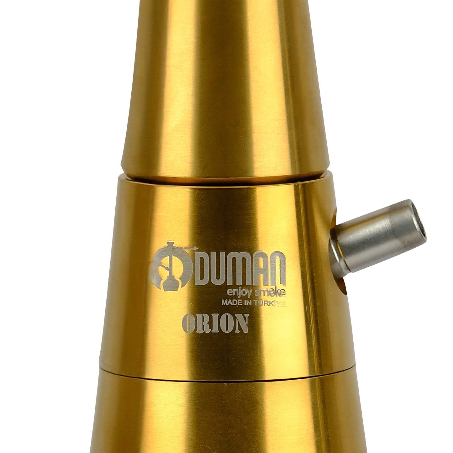 Oduman Orion Shisha Pipe 60cm - Gold Body with Black Glass Base