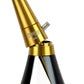 Oduman Orion Shisha Pipe 60cm - Gold Body with Black Glass Base