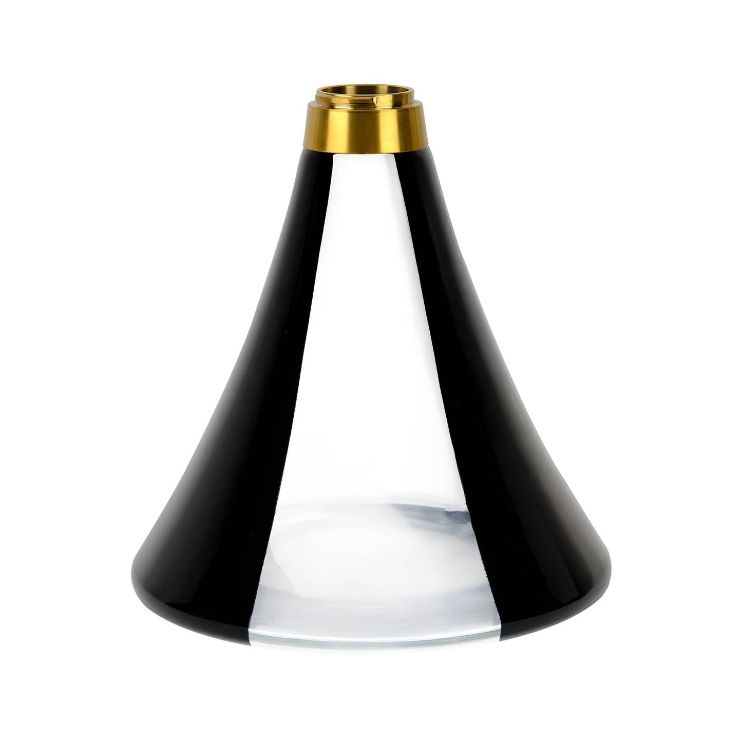 Oduman Orion Shisha Pipe 60cm - Gold Body with Black Glass Base