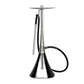 Oduman Orion Shisha Pipe 60cm - Silver Body with Black Glass Base
