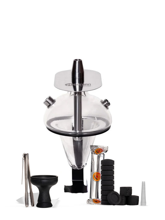 Oduman N5-Z Junior Clear Complete Shisha Pipe Package