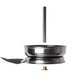 Black Silicone Phunnel Shisha Bowl + Charcoal Pan Heat Management Set - The Shisha Shop