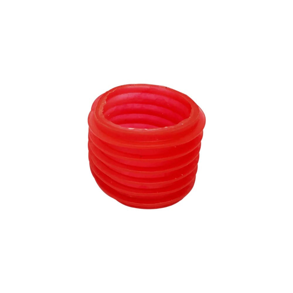 Khalil Mamoon Large Red Ribbed Base Seal Jar Grommet