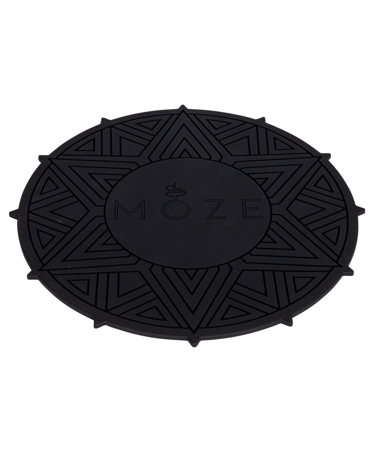 Moze Shisha Jar Base Mat - Black - The Shisha Shop