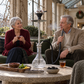 Aladin MVP670 Gastro Flower shisha pipe with adults, tea, flavour and charcoal in a stone orangery setting.