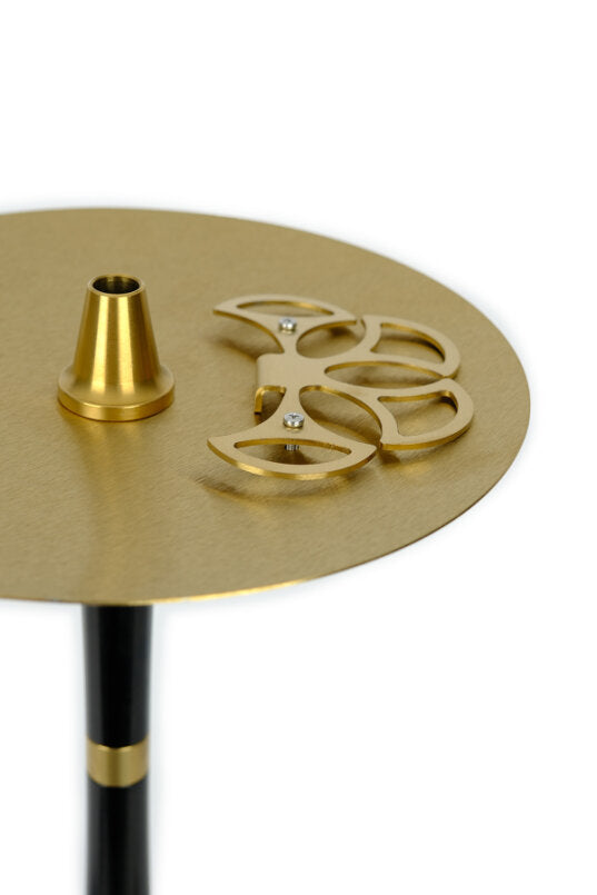 Oduman Artemis Gold stainless steel hookah