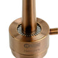 Oduman Infinity Shisha Pipe 45cm - Black Glass Bronze Body - The Shisha Shop