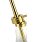 Oduman Infinity Shisha Pipe 45cm - Gold Glass Gold Body - The Shisha Shop