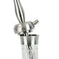 Oduman Velos Silver stainless steel hookah