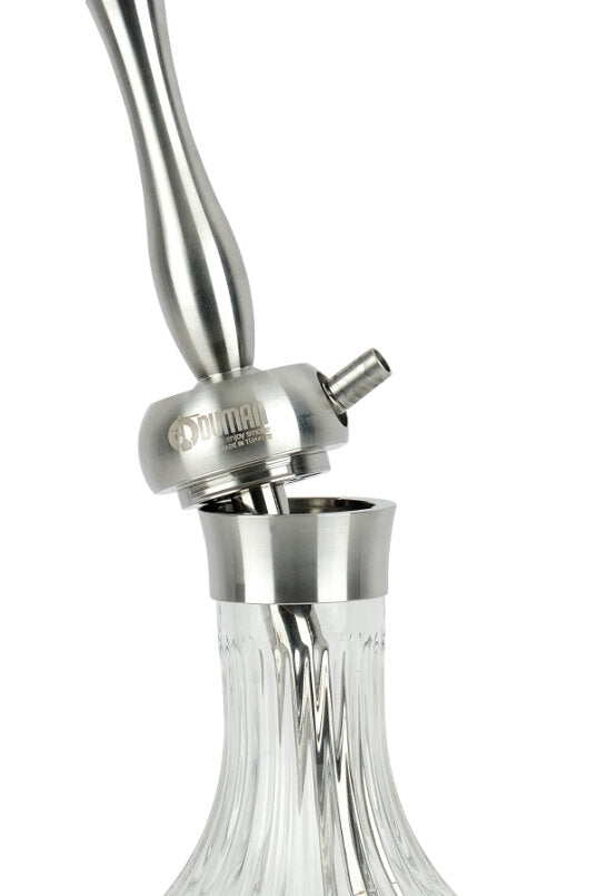 Oduman Velos Silver stainless steel hookah