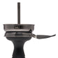 Black Silicone Dome Shisha Bowl + Charcoal Pan Heat Management Set - The Shisha Shop