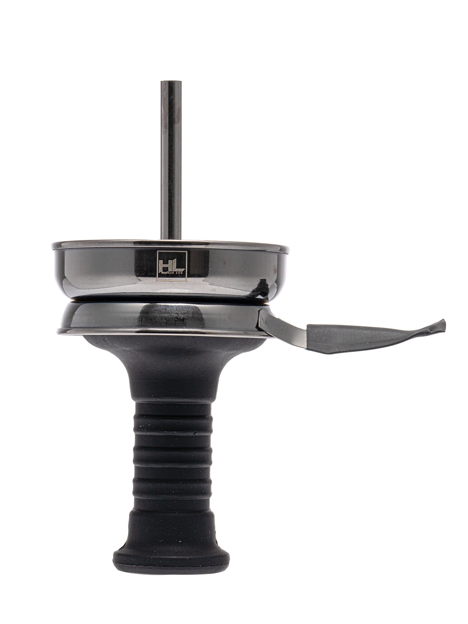 Black Silicone Phunnel Shisha Bowl + Charcoal Pan Heat Management Set - The Shisha Shop
