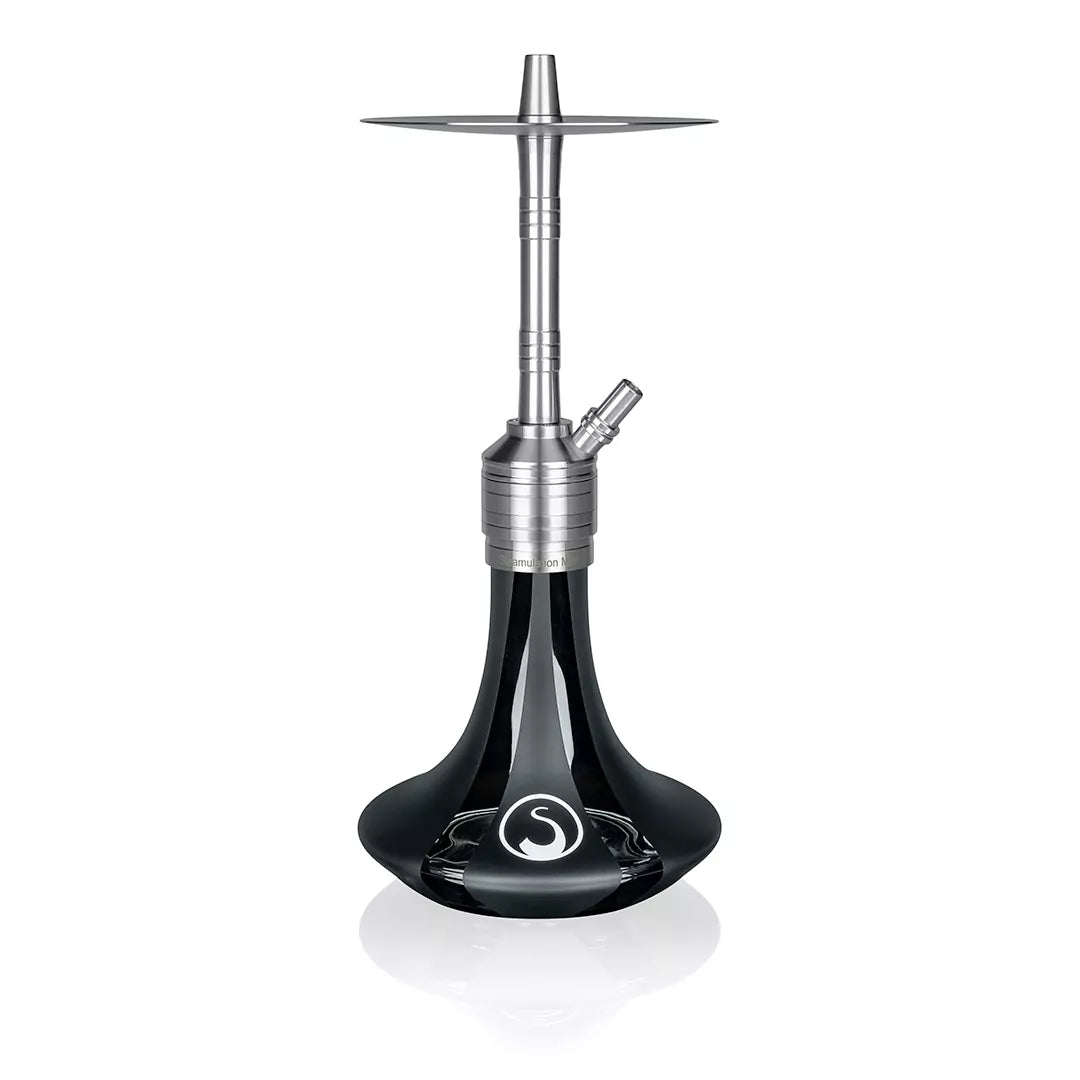 Mini Shisha Pipe Steamulation Mini Gen 2 - Black Matt 39cm | 2024 Luxury Shisha Pipe