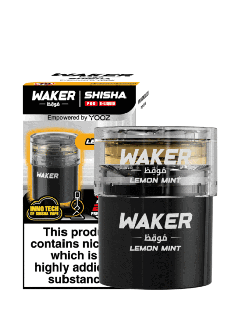 Waker Lemon Mint Flavour Pod Gen 2 - The Shisha Shop