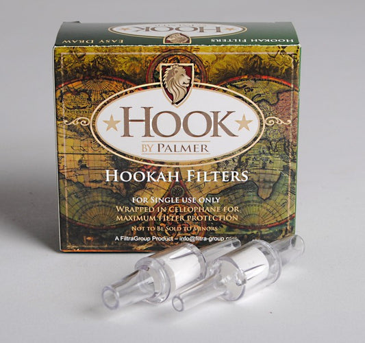 Hook By Palmer Hookah Filters Box of 10 - The Shisha Shop